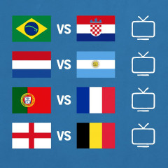 FIFAワールドカップ 準々決勝・地上波テレビ放送＆生配信スケジュールが決定    #サッカー |  サッカー見たあと野球見ると拷問に感じるようになった日本人が続出