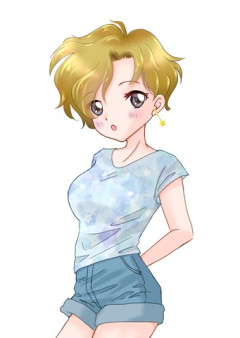 【画像】金髪ボーイッシュJDさんがグラビアに初挑戦した結果