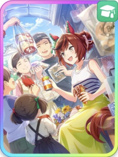 【ウマ娘】ノースリーブなネイチャさんに目を奪われがちだけど、その左に持ってるモノは一体…！？