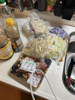【実況】焼きうどん
