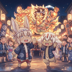 『メイドインアビス』が“ねぶた祭”に参加。ナナチとファプタが青森の地に降り立つ