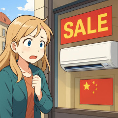 ヨーロップ、口では嫌だと言うが体は正直。環境に悪い中国製エアコンが爆売れ