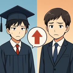 Xで高卒と大卒の給与格差が話題に…   #悲報