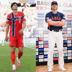 大谷翔平とハーランド  体格ほぼ同じだから入れ替えてみたら違和感なかった