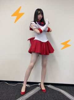 【画像あり】女子高生（170cm）のセーラーマーズコスｗｗｗｗｗｗｗｗ
