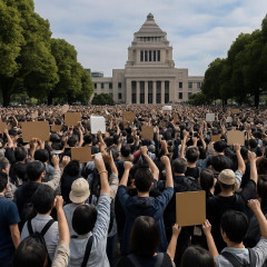 「国会前アクション めちゃくちゃな政治に抗議します」 デモに2.7万人集う (主催者発表)   |  高市命のチ〇ン楽しそう  |  レスがもう知性なさすぎて泣けてくる