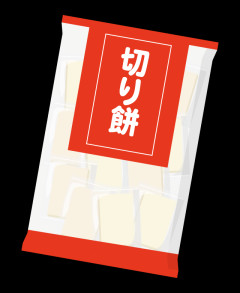 夏に餅を食べる女