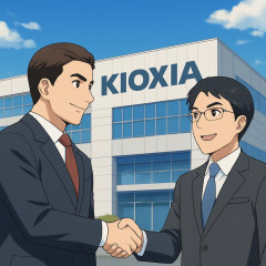 キオクシア、再建支援した米国の投資ファンドが全株売却（142兆円）、東芝が筆頭株主に