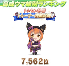 【ウマ娘】マヤちんはエントリーだけでも7,000人規模…前回はアイちゃんが最多だったけど今回はどうだったんだろうか？