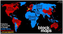 【画像】メッシ、エンバペ、ハーランドの国別人気がこちらw w w w w w