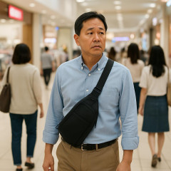 休日のイオンに「ボディーバッグ」で何が悪いのか…中年男性だけに「過剰な気遣い」を求める日本社会の異様 | これをポケットに入るの?