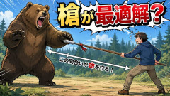 何か武器を使って熊と戦えってなったら槍が最適解か？