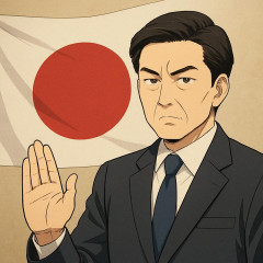 岩屋氏「国旗の尊重意識は自然な形で育まれるべきもので、刑罰によって強制されるべきではない」