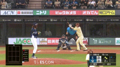 【日本ハム対西武14回戦】日本ハム、2回裏無死一二塁から郡司のタイムリーツーベースで先制！！！！！！！！
