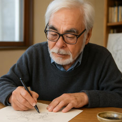 宮崎駿監督、85歳 創作意欲衰えず 息子・吾朗監督「今も新しい絵を描いている」   #映画 |  何か画力が落ちてるのかな
