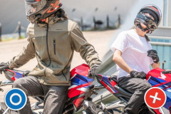 【悲報】バイク乗りワイ、暑すぎて怒りの帰宅