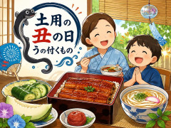 土用の丑の日は「う」の付くものを食べると縁起がいいらしい