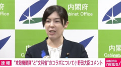 小野田大臣 人気アニメ『攻殻機動隊』ポスターに「かっこいい」 コメント