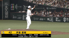 伊藤優輔、今日もランナー出すけど併殺で無事終える