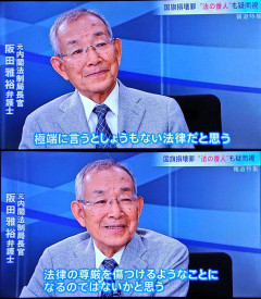【速報】元内閣法制局長官「国旗損壊罪は端的に言うとしょうもない法律」