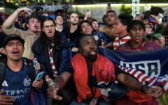 米国、サッカー熱じわり上昇　W杯開催でユニホーム姿増え、若者応援