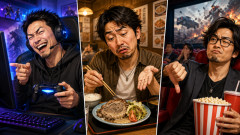 【悲報】からすま「このゲームは糞ｗ」びわ湖くん「この飯屋は糞ｗ」ホッカイロレン「この映画は糞ｗ」←令和のクソ認定三銃士