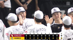 【ソフトバンク対楽天15回戦】ソフトバンクが今季11度目の完封勝ちで最多タイ貯金18！ 栗原先制打＆25号2ランで全3打点 松本晴6回9K無失点で6勝目 杉山17S