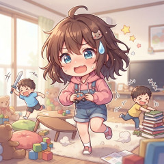 【育児中】何の予定もないと子供達が家の中で暴れる