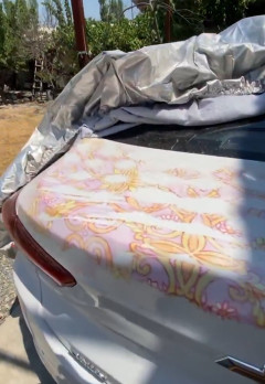 【悲報】愛車を猛暑から守ろうとテントを被せた結果、取り返しのつかないことになるｗｗｗｗ