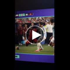 【動画】スイスFWさん、接触前に倒れてVARで退場してしまう