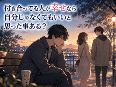 付き合ってる人が幸せなら自分じゃなくてもいいと思った事ある？