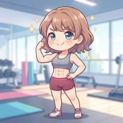 縦筋程度に腹筋が割れてる人〜
