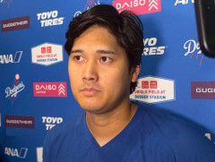 大谷翔平(打)「50-50、トリプルスリー、2年連続50本塁打、ハンクアーロン賞3回、SS賞4回です」