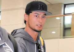 ダルビッシュ有　お忍びでエスコンフィールド訪問