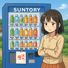 サントリー、田舎の自販機を新札対応しなかったため晒されてしまう😢   #悲報 |  田舎差別で有名なのはサントリーだっけ？ニッカだっけ？
