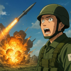 日本人の「戦争のイメージ」はアップデートされているか？音速超えで着弾する現代ミサイルの本当の恐怖   |  シェルターへの避難訓練の経験が無い人が殆どでしょ