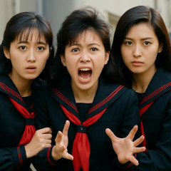 「スケバン刑事III」“風間三姉妹”が40周年で再集結!浅香唯、当時の名乗りシーンに絶叫「もうやめて!」 | これもセクシー田中さんと同じで原作者ブチ切れ案件なんでしょ