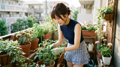【画像】家庭菜園俺、収穫する
