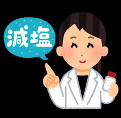 WHO「塩分は１日５ｇまでだぞ」