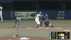【中日対阪神14回戦】中日・村松、阪神・高橋から二試合連発第5号ソロホームラン！１点差に詰め寄る！！！！！！！！！