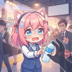一発ギャグを披露して逃げる