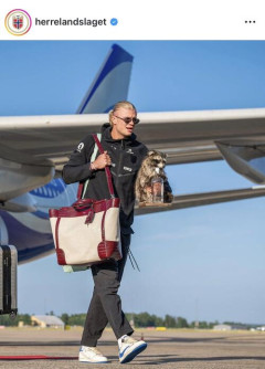 【画像】ハーランド選手、おみやげにアライグマを買って帰国ｗｗｗ