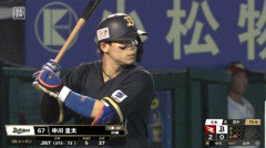 【楽天対オリックス10回戦】オリックス・中川圭太、楽天・瀧中から第６号ソロホームラン！１点差に詰め寄る！！！！！！！！！！