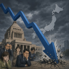 【悲報】高市内閣支持率44.6%に急落、支持不支持が初逆転