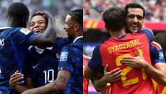 明日朝4時、世界最強フランス🇫🇷vs🇪🇸世界最強スペイン