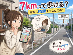 7kmって歩ける？