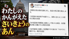 【速報】蓮舫、私の考えたさいきょうのあん「旧宮家男系男子養子を削除し、女性皇族と結婚した配偶者や子の身分を検討」