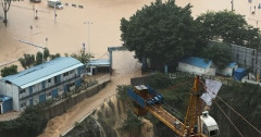 【画像】中国、街全体が沈む