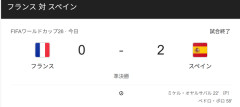【実況振り返り】 🇫🇷フランス vs 🇪🇸スペイン  0-2 でスペイン圧勝！