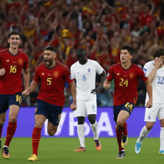 スペイン 4大会ぶりV王手! 鉄壁“無敵艦隊”37試合連続不敗の世界記録並んだ スペイン2-0フランス   #W杯